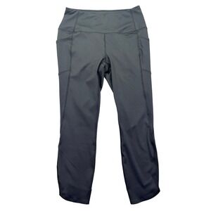 RBX High Waist Yoga Pants‎ Workout Leggings with Pockets Gray L Fits 33" Boho